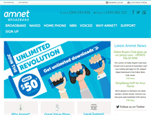 Tablet Screenshot of amnet.com.au